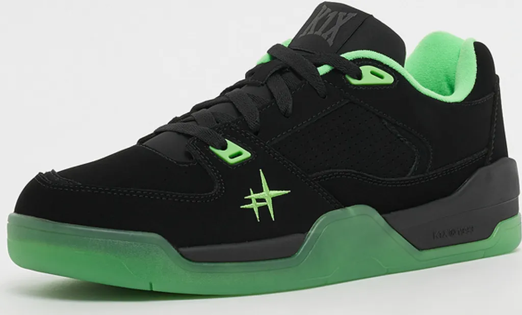 K1X Glide Gk Sneakers Basket Nero Verde 41 - Qualità e Stile Urban