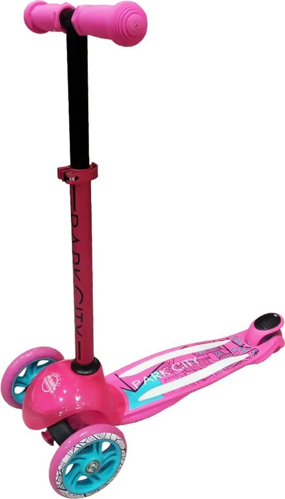 Trottinette à trois roues Park City Junior Rosa pour filles et garçons