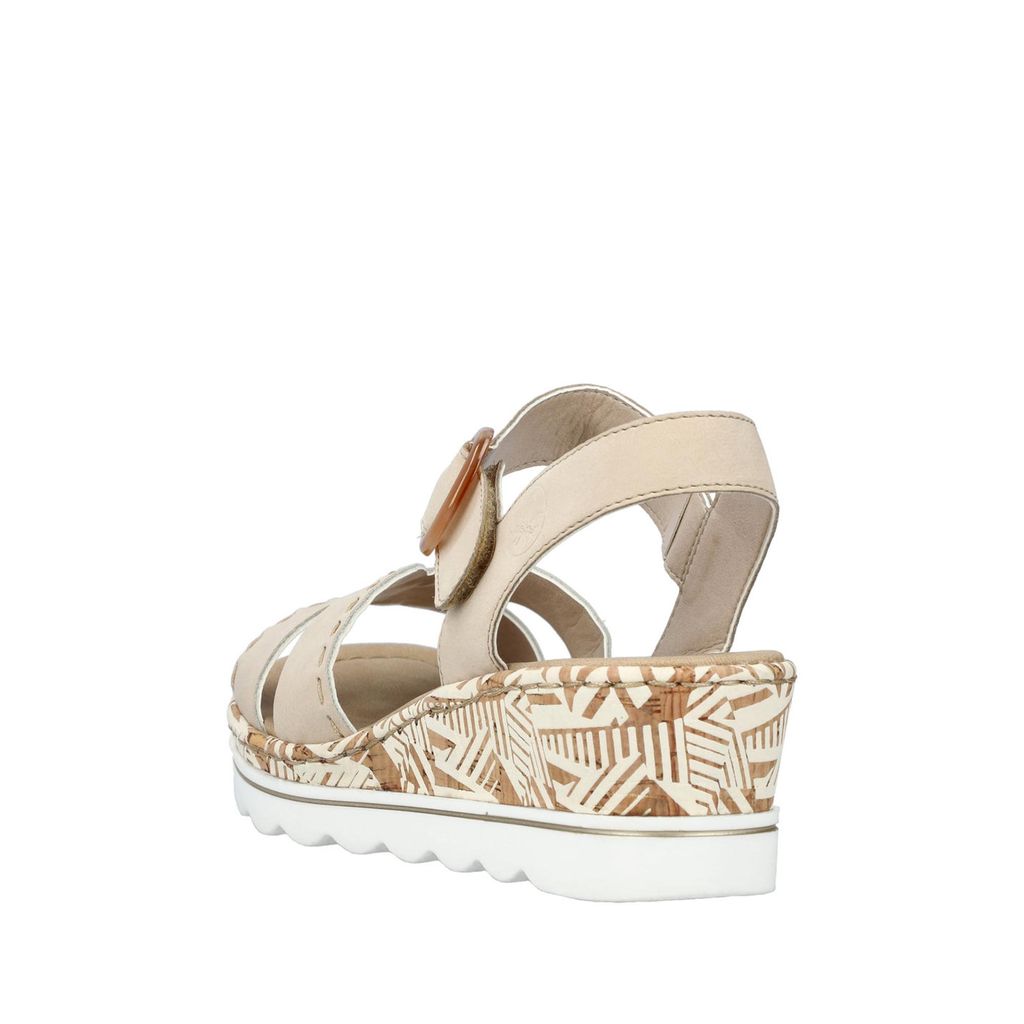 Rieker Keilsandaletten 67173 Damen 31353430373139 Beige 37 Produktbild 7