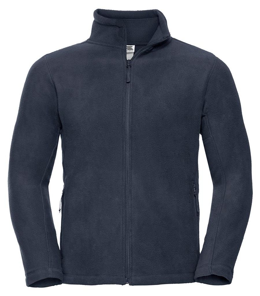 Russell - Fleecejacke Durchgehender Reißverschluss für Herren - Für Außen LT4974 (3XL) (Dunkelblau)