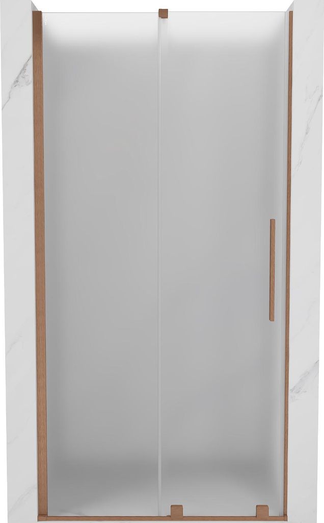 Mexen Velar Schiebetüren 100 cm, matt, gebürstetes Kupfer - 871-100-000-31-65