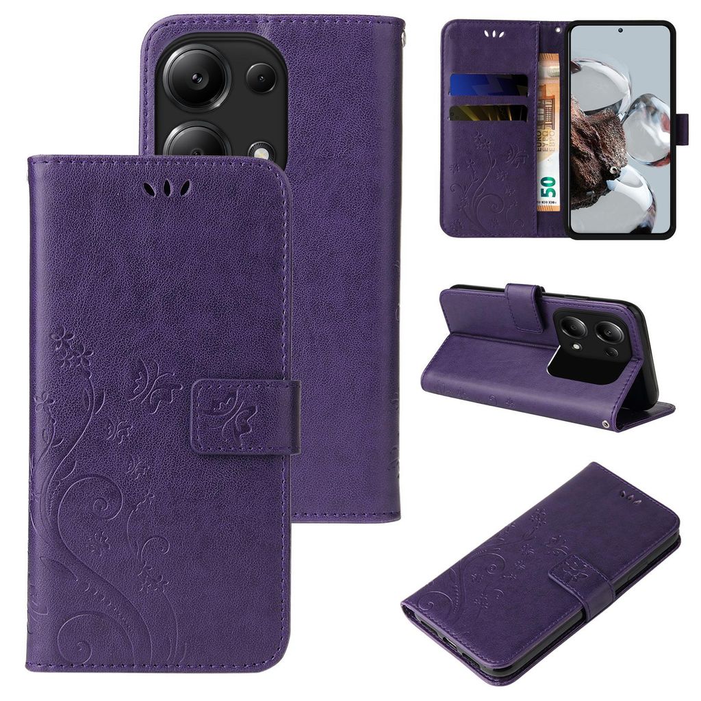 Handyhülle für Xiaomi Redmi Note 13 Pro Floral Blumen Produktbild 