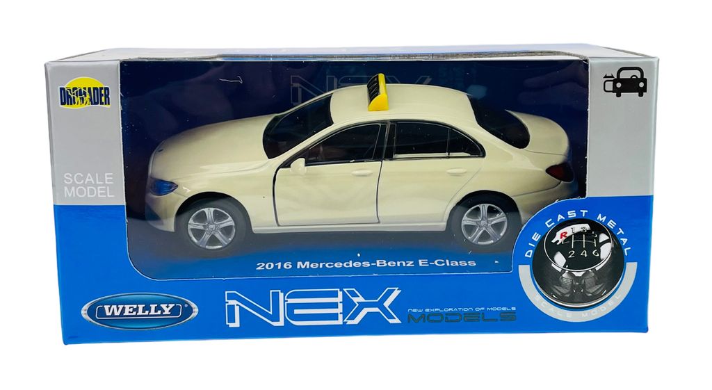 Welly 2016 Mercedes-Benz E-Klasse W213 Beige Taxi 1:34-1:39 Produktbild 5
