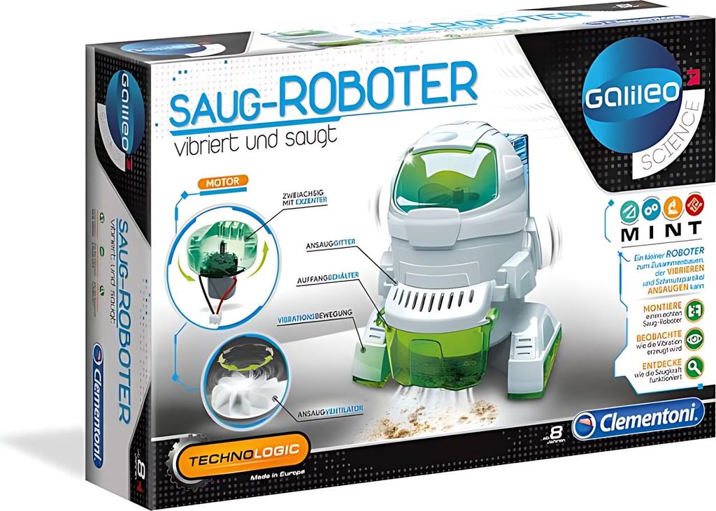Galileo Saug-Roboter Experimentierkasten Produktbild 
