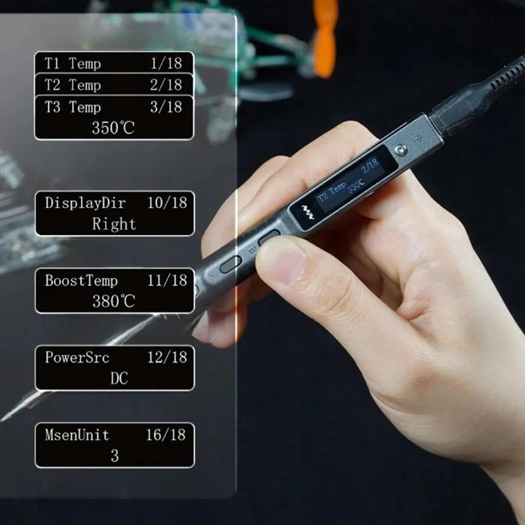 Miniware TS101 Smart Soldering Iron USB-C PD 90W | Versione Upgrade B2 - 14