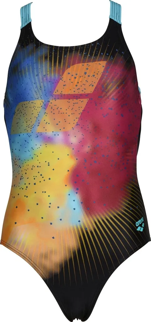 Maillot de Bain de Natation Fille Une Pièce Arena Swim Pro Back Noir 116