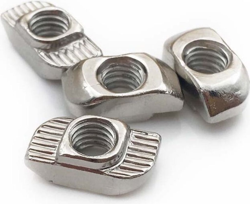 Hammer "T" Mutter M8 Edelstahl A4 - SOLAR MK 8 - Packung 500 Stück