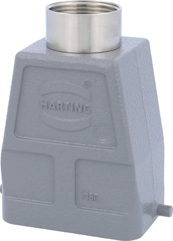 HARTING Han 6B Custodia con manicotto alta, 1xPG21 uscita cavo diritta, per 1 staffa (nella parte inferiore) Vite PG21