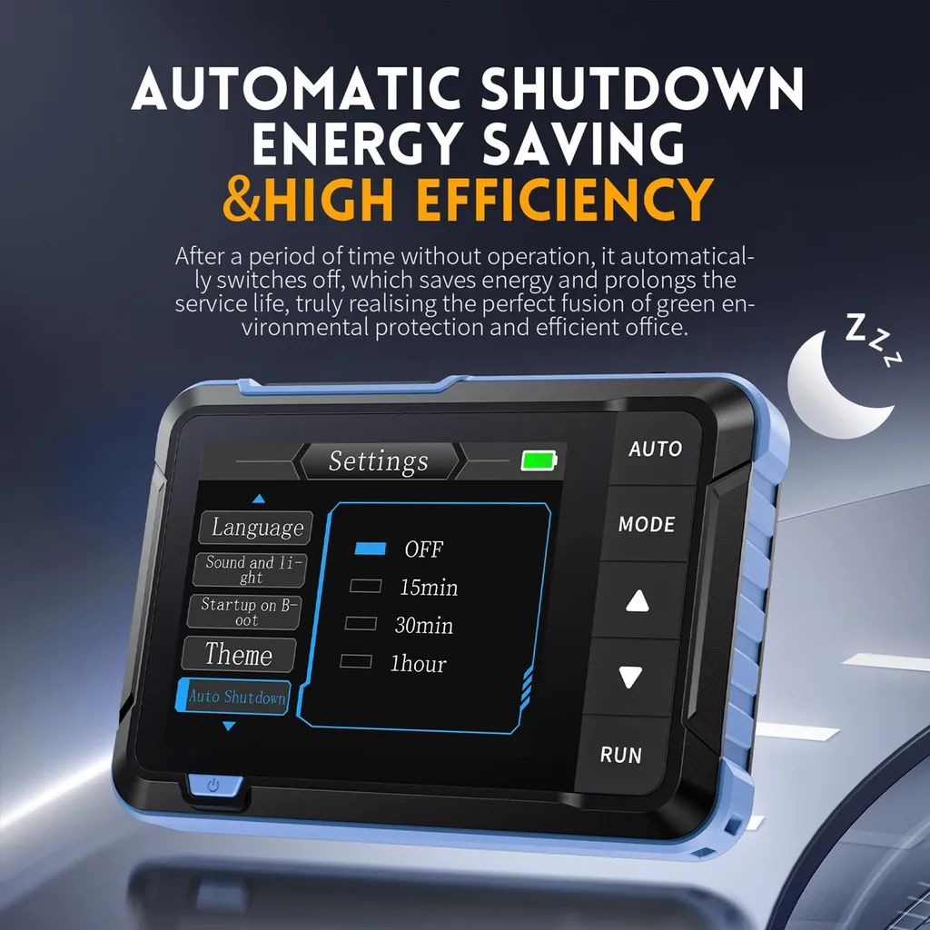 Oscilloscope numérique portable 2,8" TFT avec générateur DDS - 8