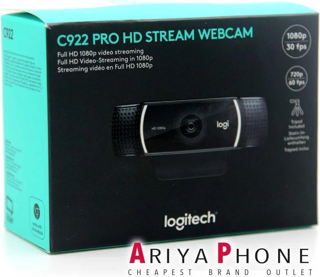 Logitech C922 Pro Stream Webcam 1080p : Correction Faible Luminosité - 46
