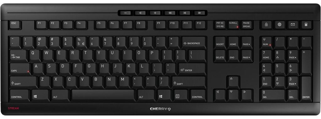 CHERRY STREAM KEYBOARD WIRELESS - Tastatur - kabellos - 2.4 Produktbild 