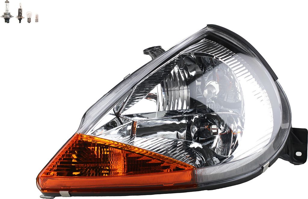 Johns, Scheinwerfer Halogen Front passend für Ford Ka 96 09/96-11/08 Links Leuchtmittel 1046731 1032534 1079425 1077004 97KG13006SAJ 97KG13006SAL ...