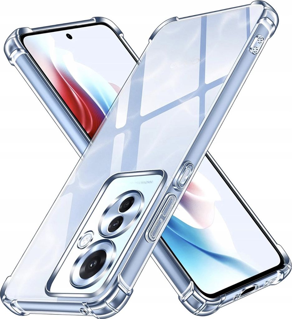 Techsuit Shockproof Back Cover Hülle für Oppo Reno11 F 5G - Transparent
