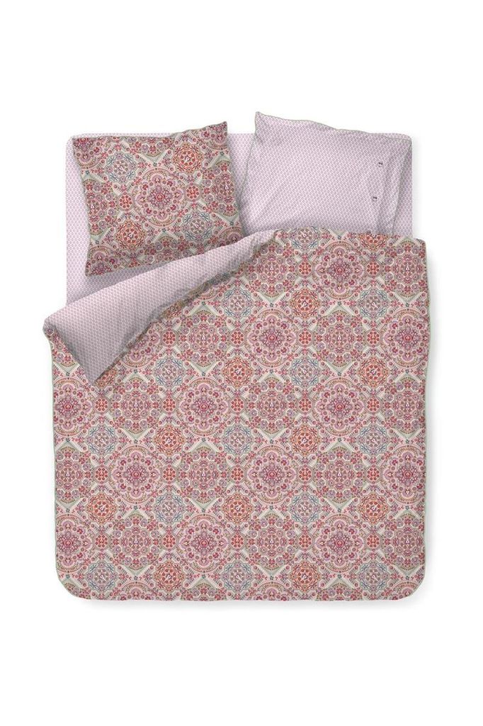Pip Studio Bettwäsche El Bordado Pink Perkal 200 cm x 200 cm