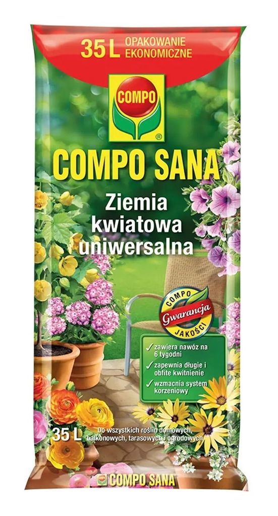 Univerzálna záhradná zemina pre kvety 35 litrov Obrázok produktu 