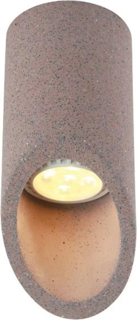 Plafonnier ACA Lighting FALTSO MK151S16R Rouge Béton 1XGU10 D7xH16cm