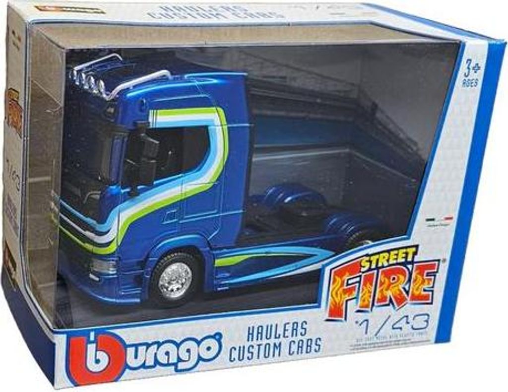 BBurago Haulers Custom Cabs Scania 1:43 32206 Produktbild 