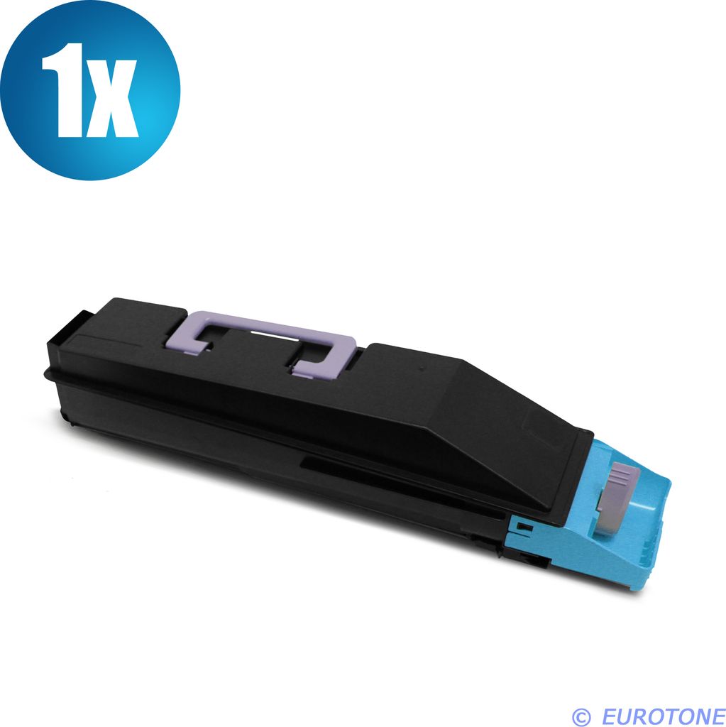1x Eurotone Toner Alternative für Kyocera 1T02H7CEU0 TK-855C Blau Cyan
