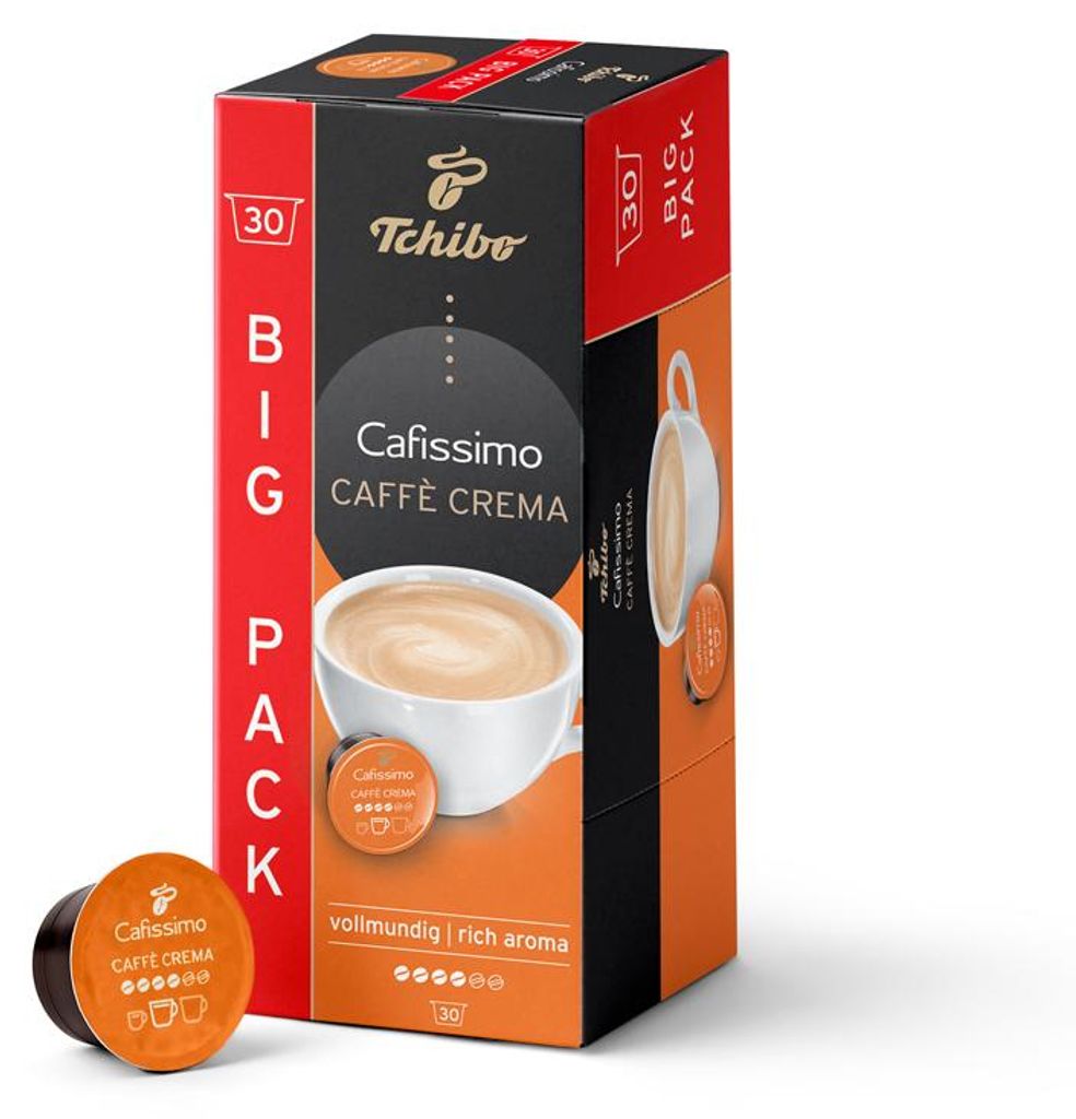 Tchibo Cafissimo Vorratsbox Caffè Crema vollmundig Produktbild 