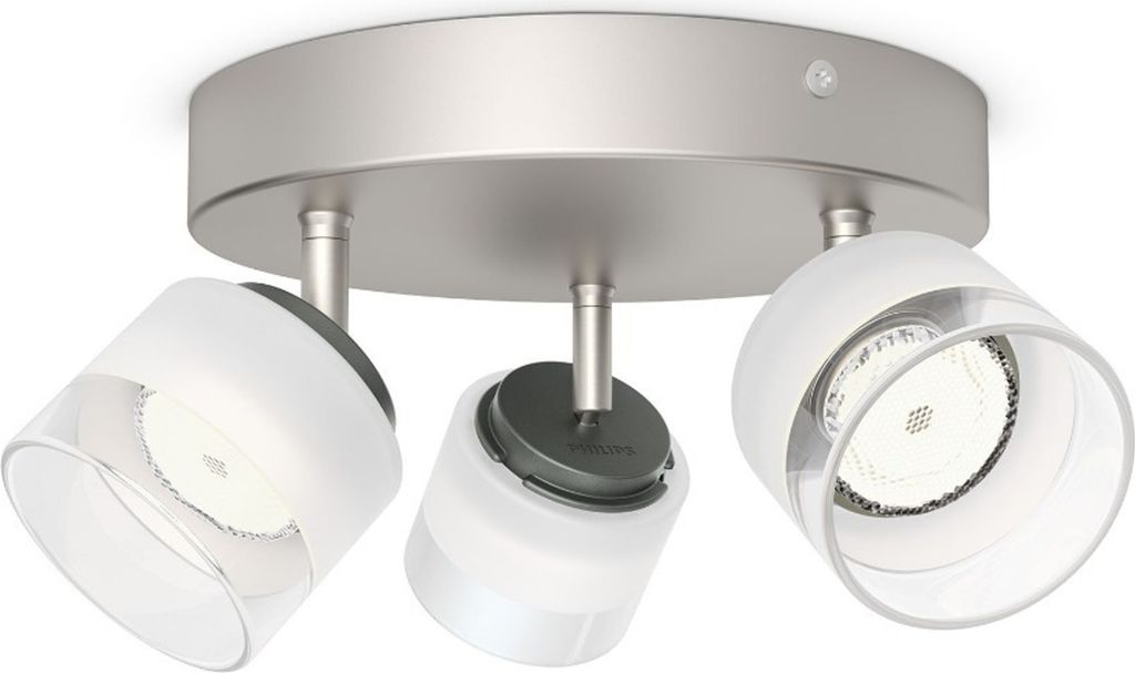 Philips MYL Fremont Spot 3 x 260 lm, stahl 533331716 Produktbild 