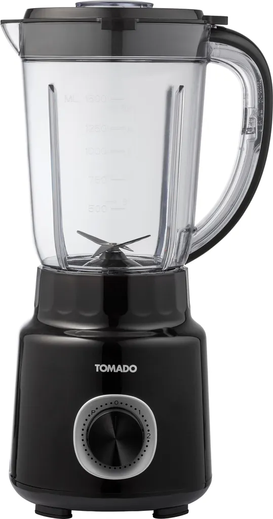 Blender Smoothie Maker Tomado 1,5L noir 500W avec bol gradué résistant