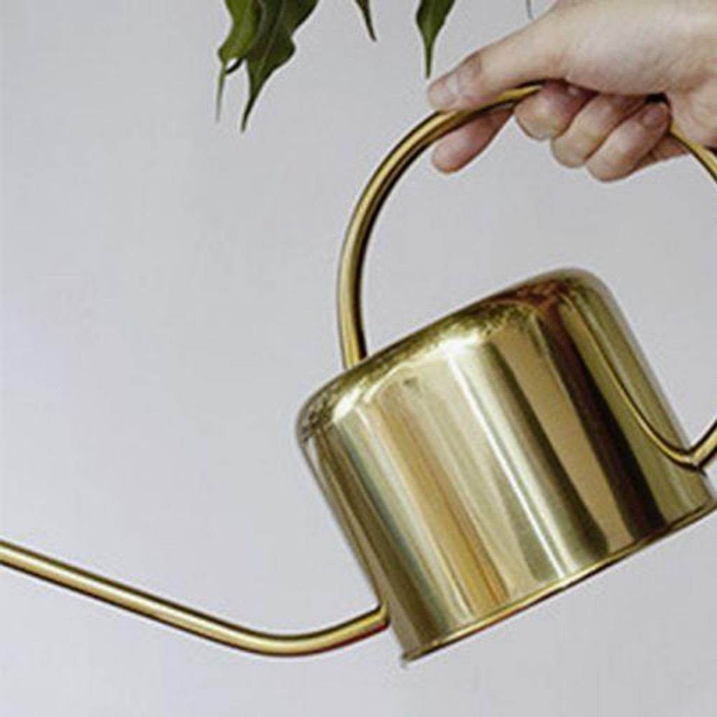Goldene Gießkanne aus Messing Vintage Kaufland.de