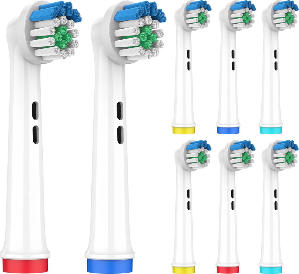 Aufsteckbürsten Kompatibel für Oral B Zahnbürsten (8er Pack) - Zahnbürstenaufsätze für ein herausragendes Zahnputzerlebnis - Passt für Oral ...