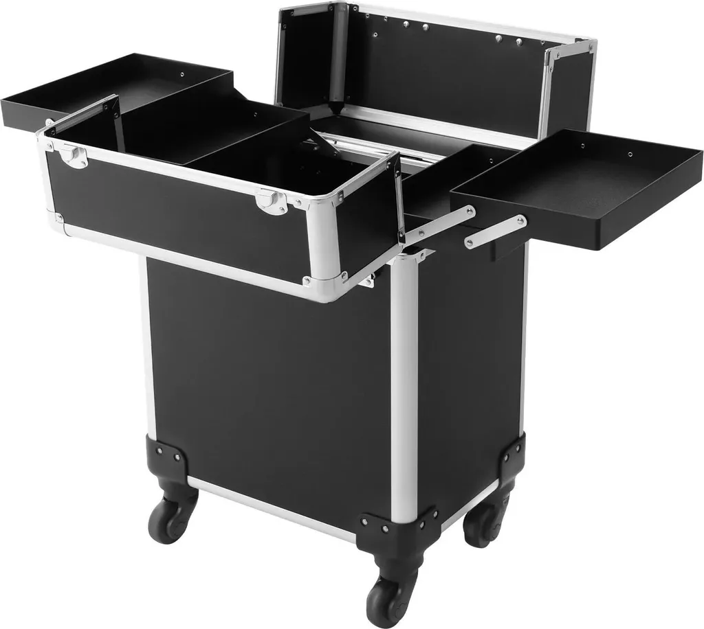 Organiseur de Voyage Cosmétiques Noir : Sac à dos Grande Contenance 55L