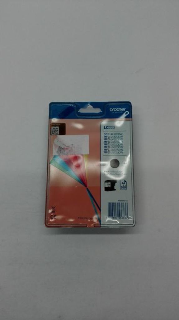 Brother LC223BKBP, Schwarz, Tinte auf Pigmentbasis, 1 Produktbild 