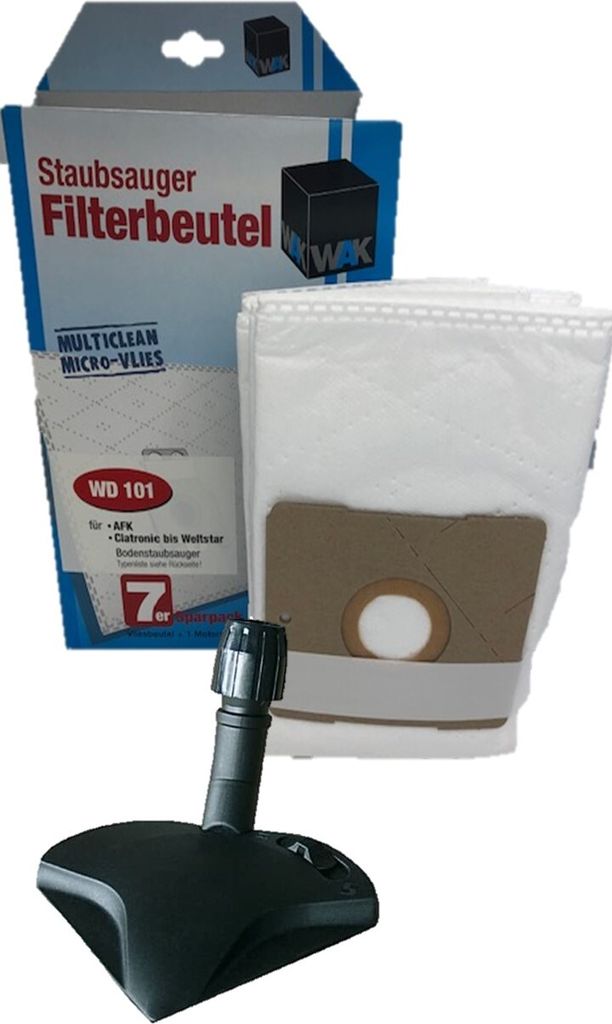 7x Staubsaugerbeutel Filter für Staubsauger AEG AFK Clatronic CTC Daewoo De Sina Dirt Devil Fakir Hanseatic Nilfisk Ide Line Lloyds Privileg Sever...