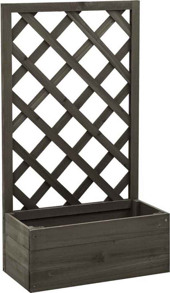 vidaXL vidaXL - Fioriera con griglia - 50x25x90 - cm - Immagine del prodotto 