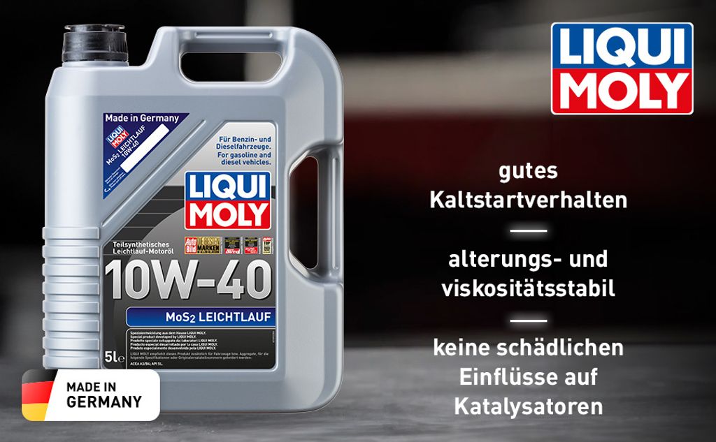 Liqui Moly MoS2 Leichtlauf 10W-40 5 Liter Produktbild 9
