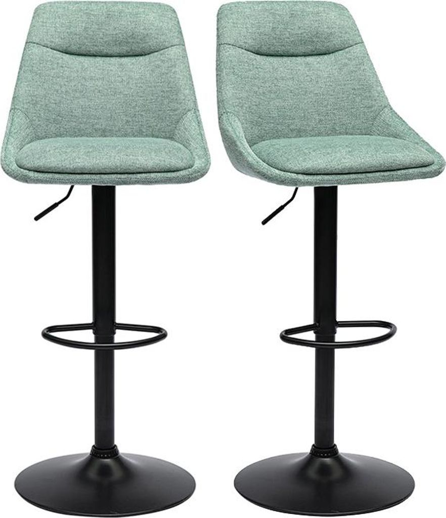 Miliboo - Drehbare Barhocker 360° in texturiertem Produktbild 