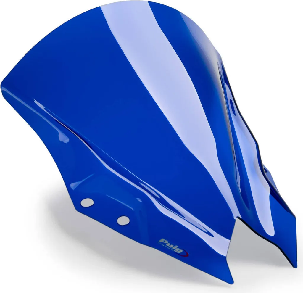 Puig Z-Racing Blue Screen Kawasaki - Omologazione ABE 375x335mm