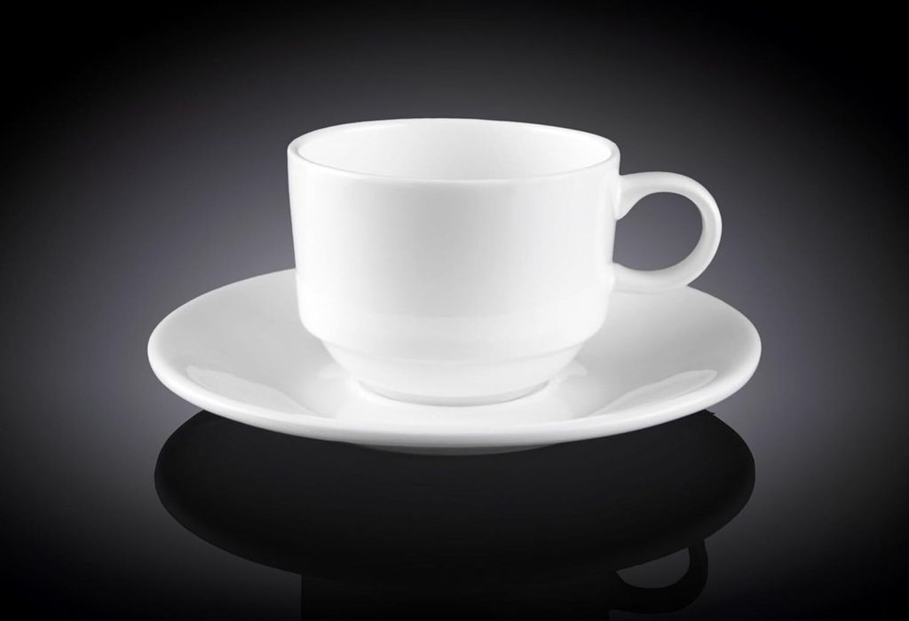 Wilmax Kaffeetasse mit Untertasse 140 ml Stella WL-993039/AB