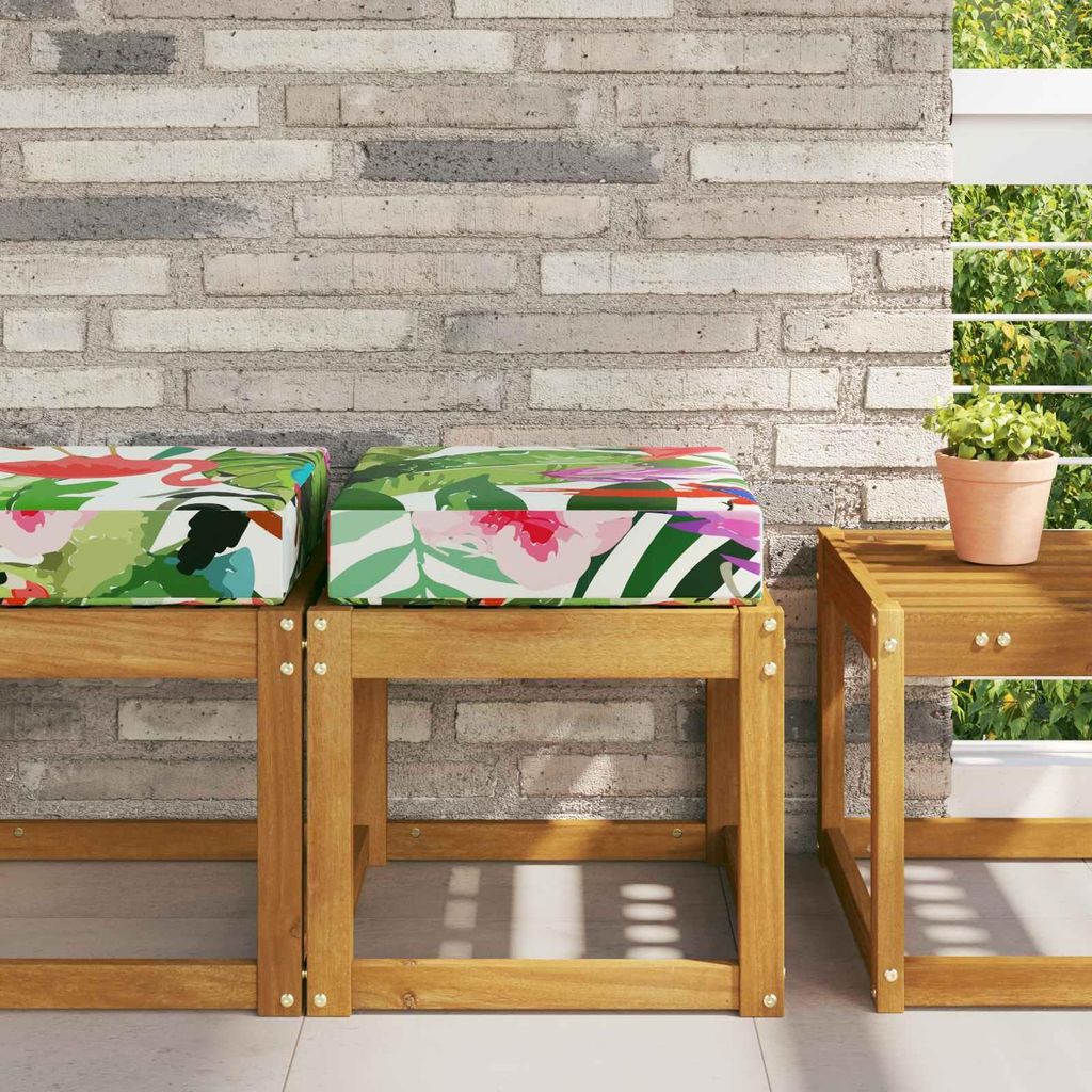 "Neues Produkt" SitzKissen - für Outdoor Bunt 40x40x8 cm 100 % Polyester - Gartenmöbelauflagen V3455