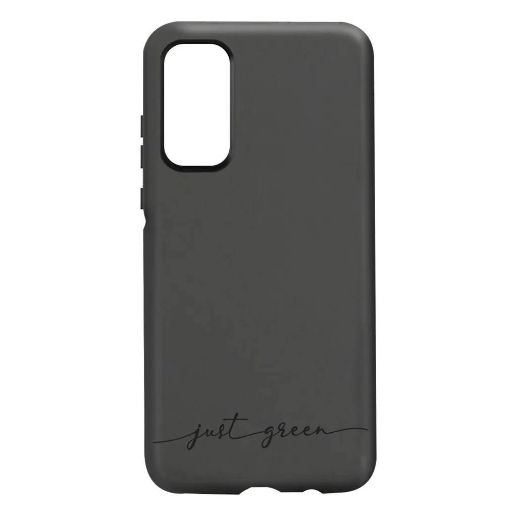 Housse Samsung Galaxy S20 Just Green noire pour un usage écologique
