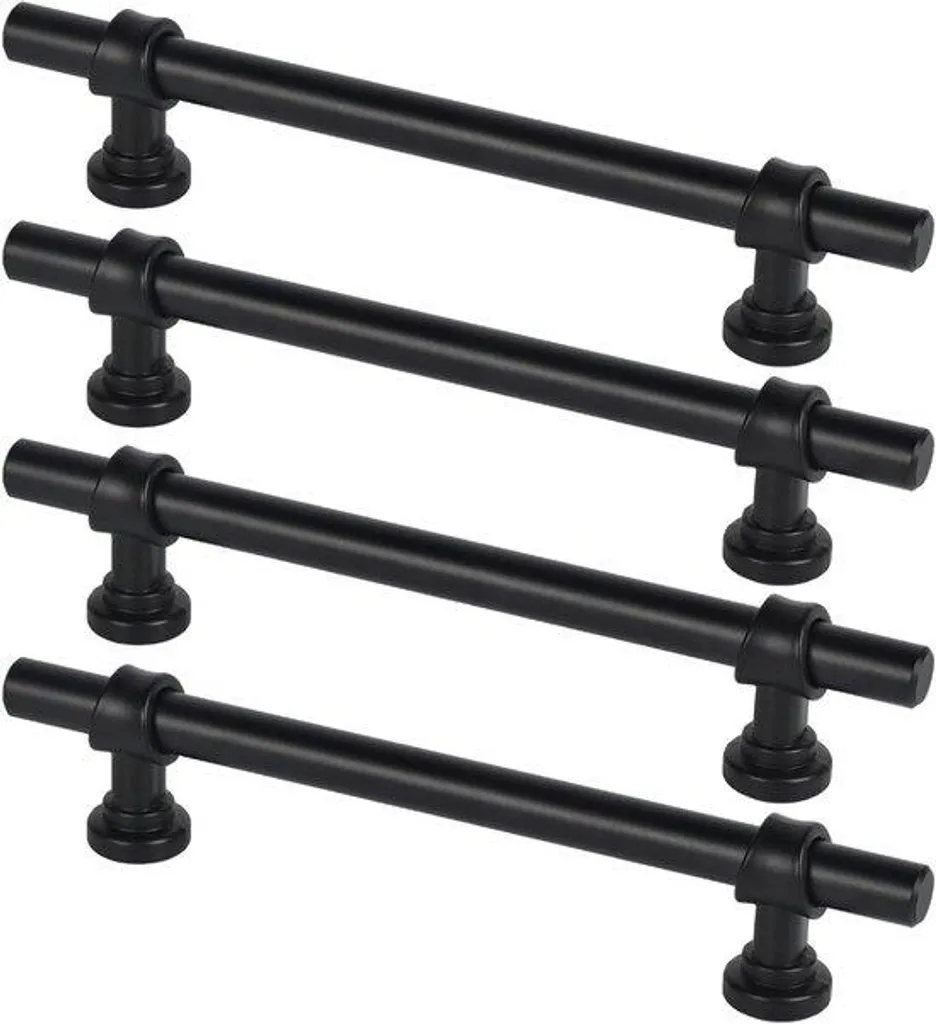 Lot de 4 poignées de meuble 128 mm - Quincaillerie inox pour placard