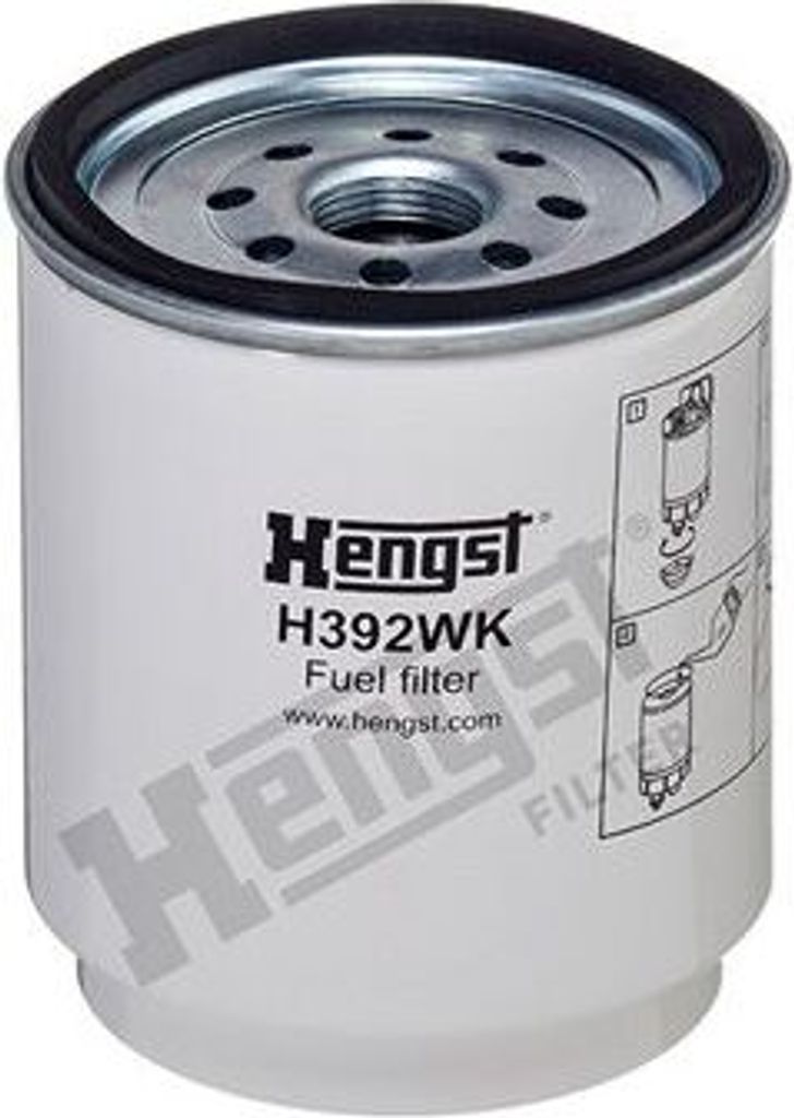 1x HENGST FILTER KRAFTSTOFFFILTER Anschraubfilter Vorfilter Produktbild 