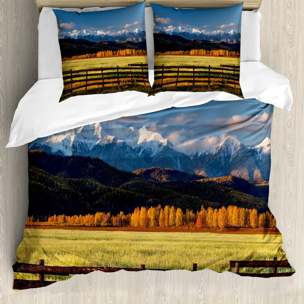 Offerta Set Copripiumino ABAKUHAUS Matrimoniale Bosco Antiacaro