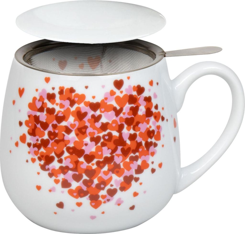 Könitz Becher Love Explodes mit Sieb und Deckel, Tasse, Immagine del prodotto 
