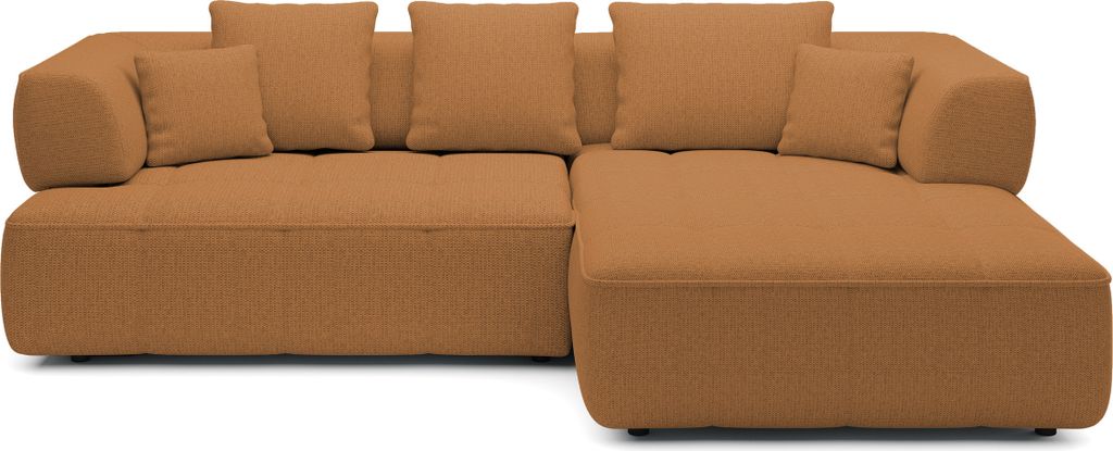 DomoHome Avangarde Ecksofa Moderne Eckcouch mit Verstellbarer Sitztiefe Wasserabweisendem Aragon-Stoffbezug und Hochwertiger Polsterung Rechts-Layo...