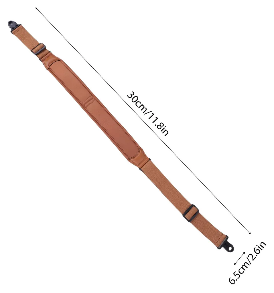 Sangle de guitare rembourrée et sangle de basse large à dégagement rapide - 18