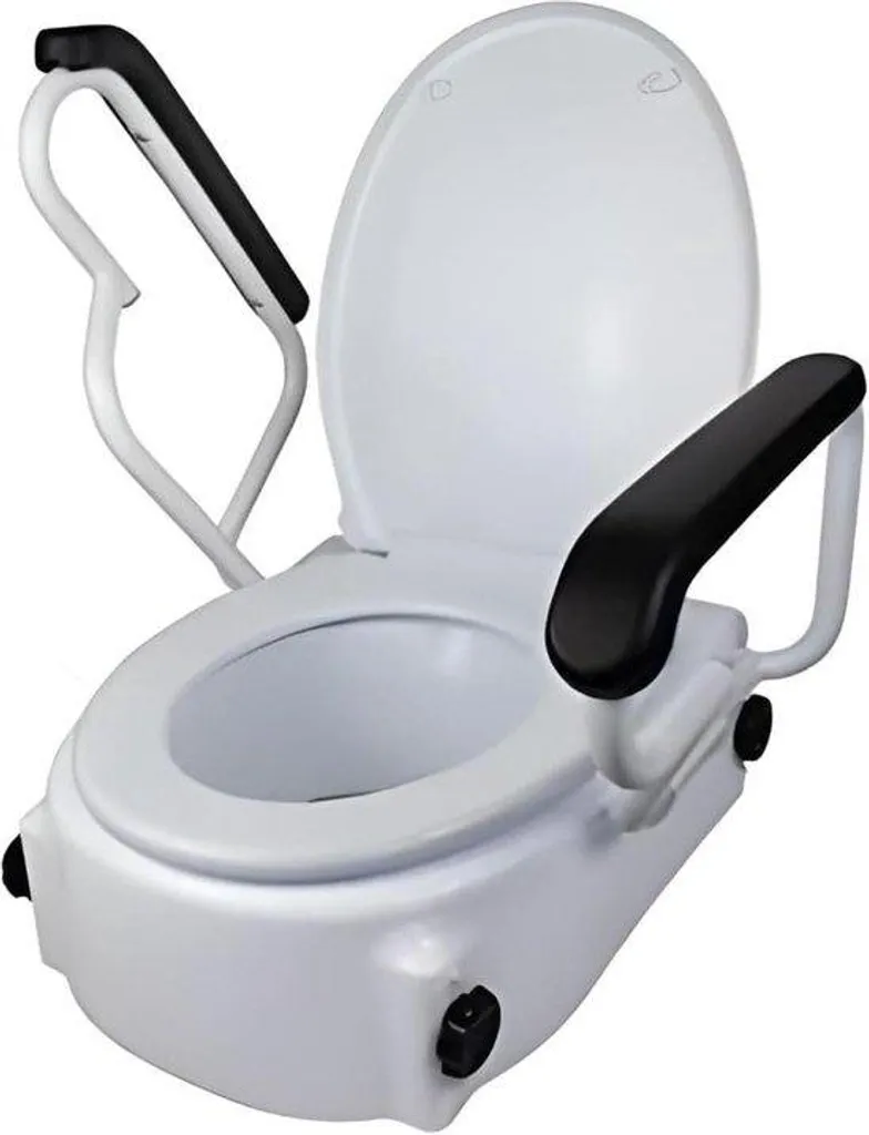 Réduire l'Effort aux WC - Rehausseur 19 cm Tajo avec Accoudoirs de Soutien