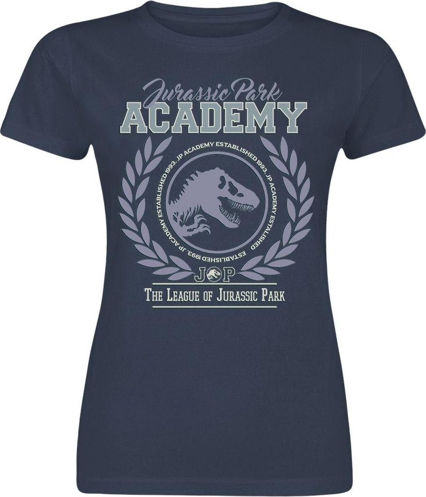 Jurassic Park T-Shirt Damen Jurassic Park Academy navy S