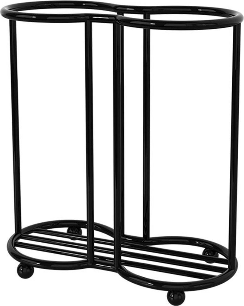 Papierbecherhalter für die Küche, hohles Design, 2 Fächer, universeller Einwegbecher-Organizer, Lagerregal für die Büroarbeitsplatte