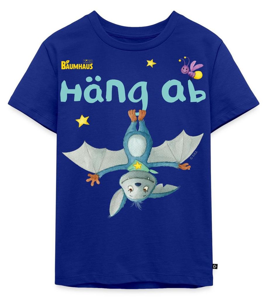 Spreadshirt KiKA-Baumhaus Mit Fidi Häng Ab Kinder Premium T-Shirt, 134/140 (8 Jahre), Royalblau