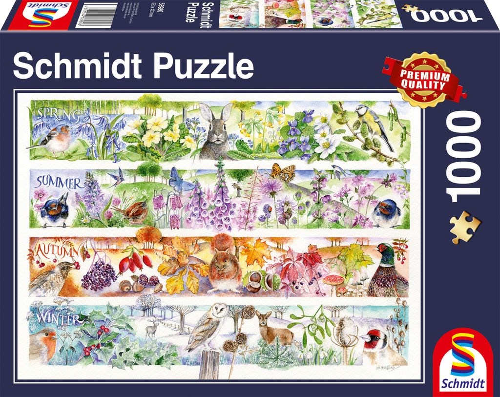 Schmidt Spiele Jahreszeiten, 1000 Stück(e), Landschaft Produktbild 