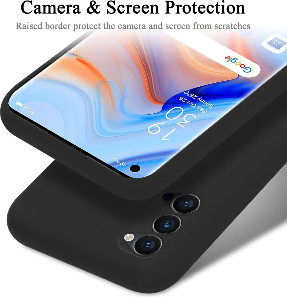 TANYO Cover for Oppo Reno4 Z 5G Case TPU/PC Armor Case with Stand