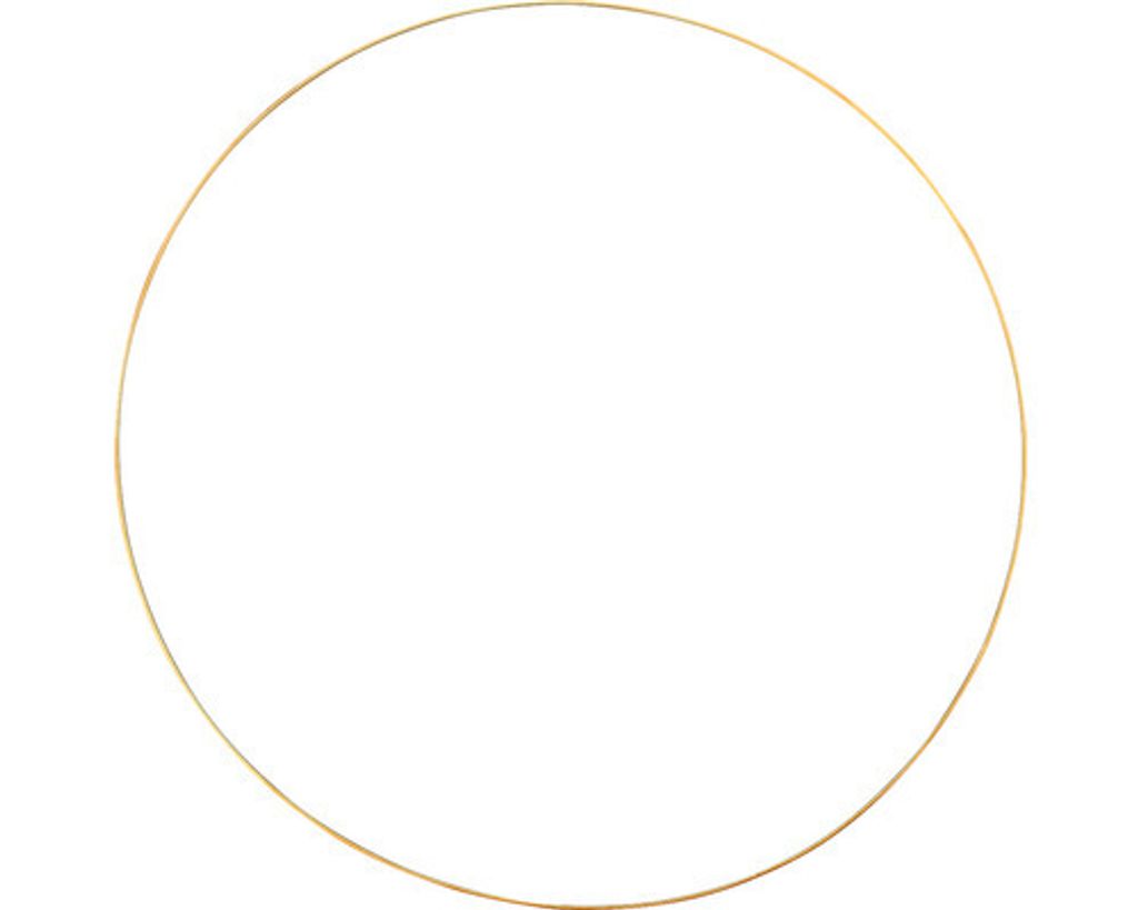 Glorex Metallring goldfarben 50 cm Farbe: goldfarben Produktbild 